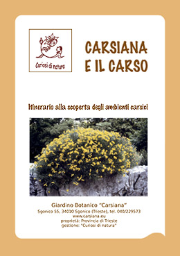 Copertina della guida 'Carsiana e il Carso'
